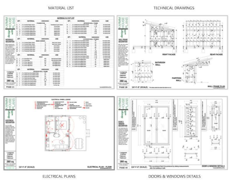 1 bedroom tiny house plans