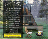 small a frame cabin floor plans