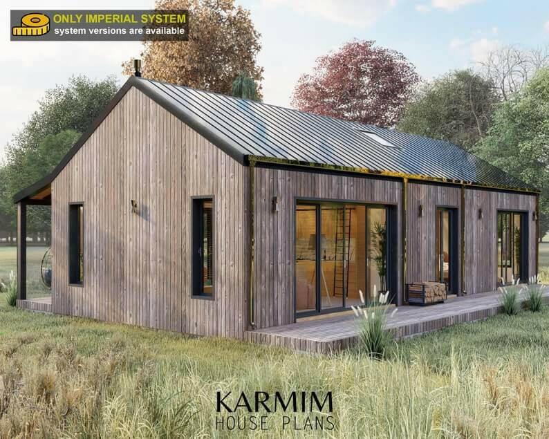 2 bedroom barndominium floor plans