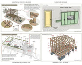 1 bedroom cabin floor plans