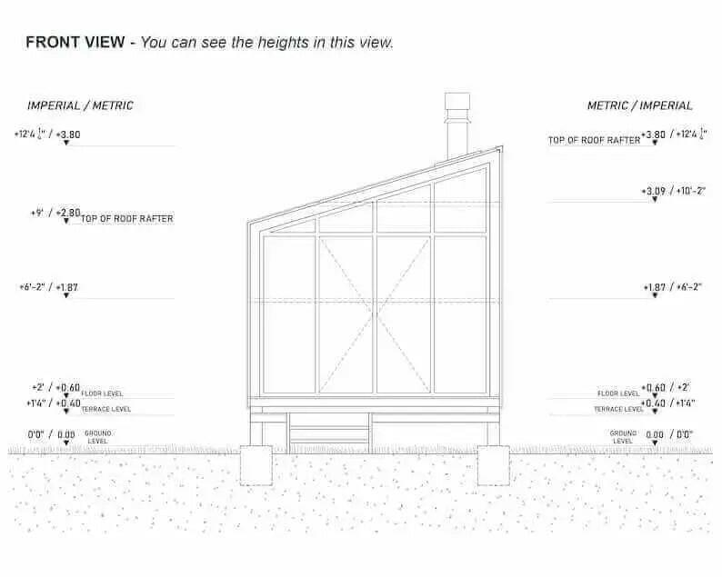 1 bedroom cabin floor plans