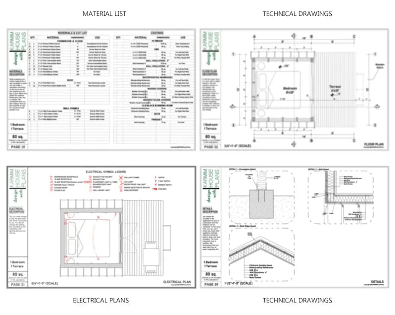 Small A-Frame Architectural Plans