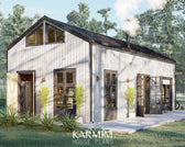 2 Bedroom Barndominium House Plans