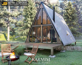 Tiny A-Frame Cabin DIY Plans