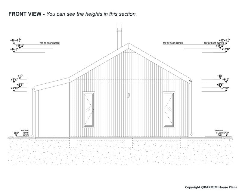 2 Bedroom Barndominium House Plans