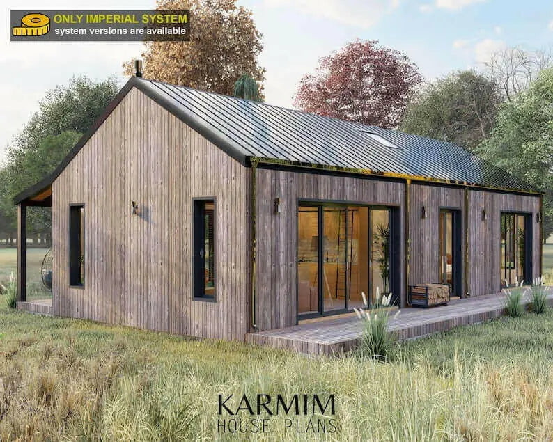 Farmhouse Retreat 2 - Karmim House Plans