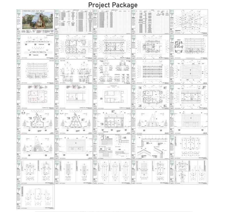 3 bedroom a frame floor plans