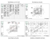 3 Bedroom Cabin Plans